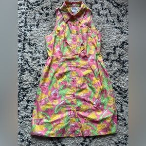 Lilly Pulitzer Juice Bar Shirt Dress Size 8